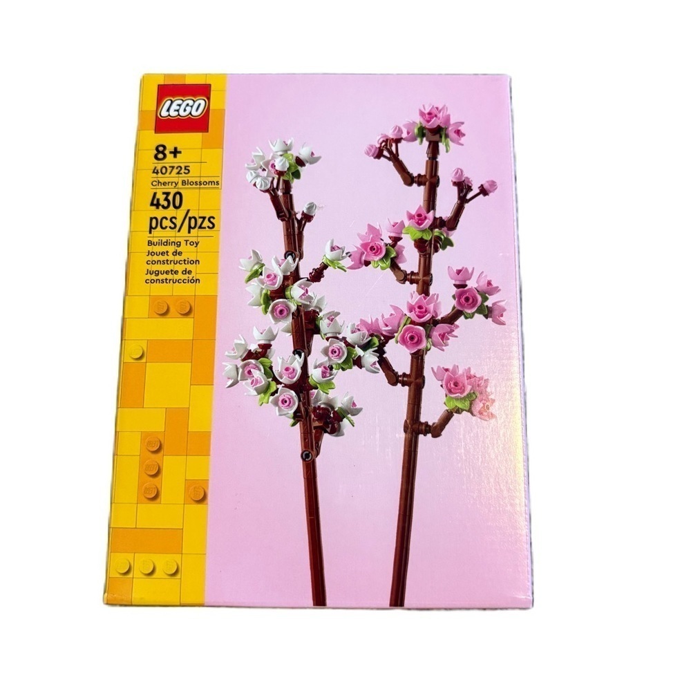LEGO Cherry Blossom Flower Building Set NEW 40725 Pink White